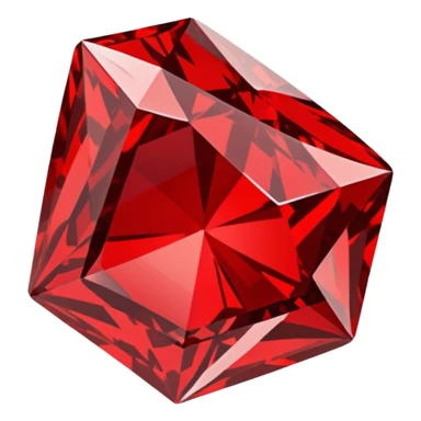 Red Diamond Crystal with "RED" written in the center sticker