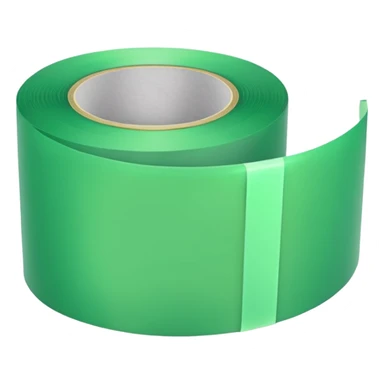 make light Green wide tape sticker
