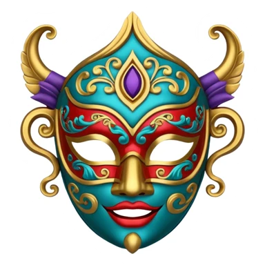 Festival themed Mask sticker