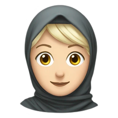 Marine le Pen en Hijab sticker