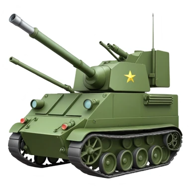 Soviet anti-aircraft gun ZSU-23-4 sticker