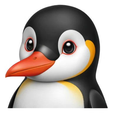 Pinguino maquillado sticker