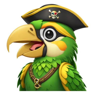 Pittsburgh pirates pirate parrot emoji sticker
