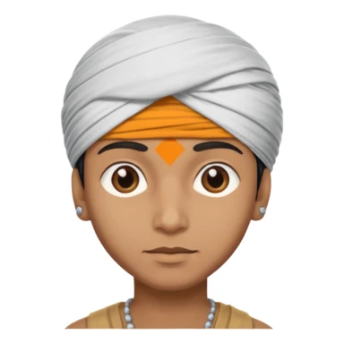 turban indian boy sticker