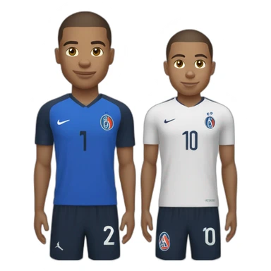 Kilian mbappe avec le mallio de f l’om sticker