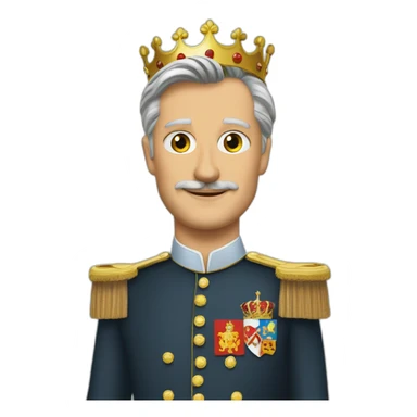 king Philippe of Belgium approved sticker