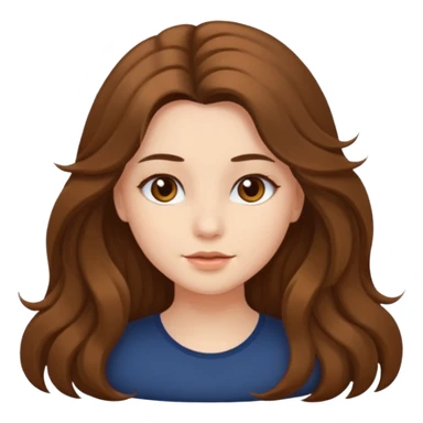 cewek cantik,rambut tebal,dan berkulit putih sticker