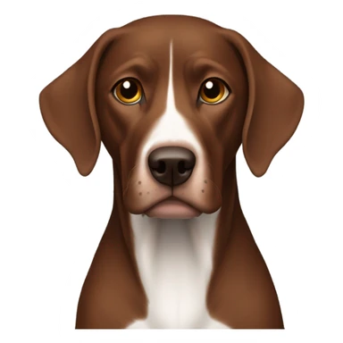 viszla dog black and brown rain sticker