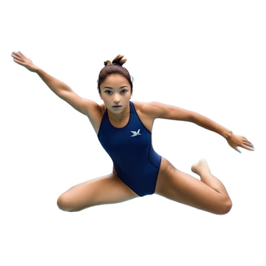 A determined, inexperienced person leaps into a pool named “Confidence,” surrounded by skilled divers already in motion. Their form isn’t perfect, but their focus is unshakable. Eyes forward, body strong, they dive in with purpose—driven not by mastery, but by the will to grow. pool,determination. sticker