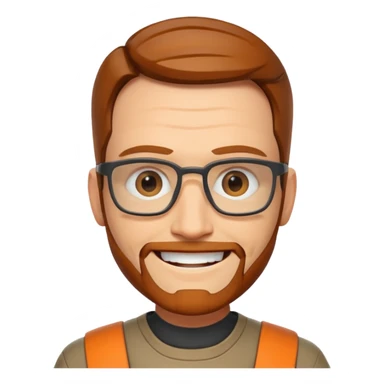 gordon freeman smiling just head  sticker