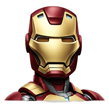 happy iron man sticker
