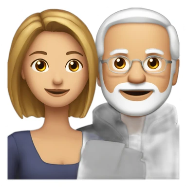 Giorgia meloni and Modi sticker