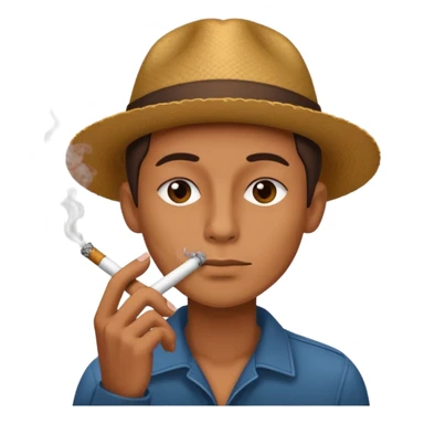 high and smoking a blunt  sticker