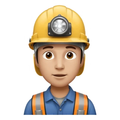 mole, drill, worker, helmet, headlamp sticker