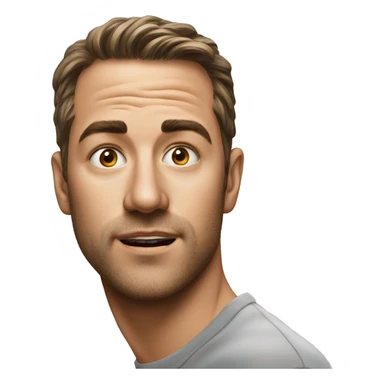 oil running down a mans face sticker