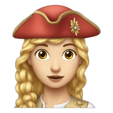 French-Revolution-girl-phrygian-cap sticker