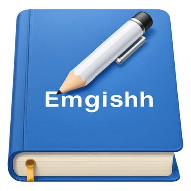 A textbook for studying English language sticker