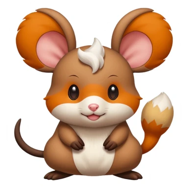 Teddiursa-Minccino-Dedenne-fusion  sticker