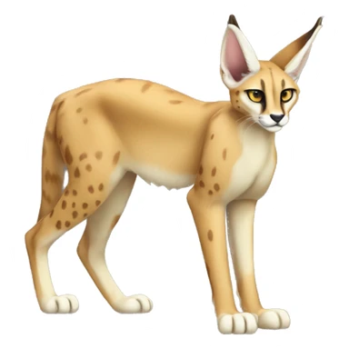 Sergal-Serval-Caracal-Vernid full body sticker
