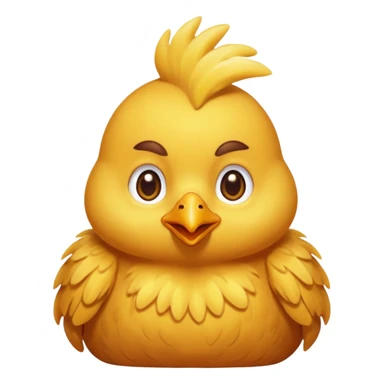 Little chicken is waking up his grandmother sticker