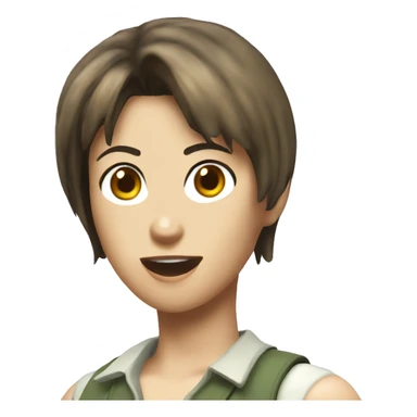 Rebecca Chambers from Resident Evil sticker