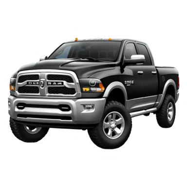 2017 Dodge Ram Ourdoorsman Black sticker