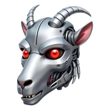 Terminator Goat head sticker