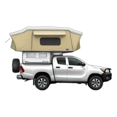 Hilux Camper truck sticker