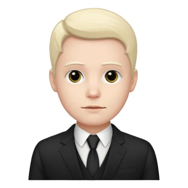 Victor Van Dort head sticker