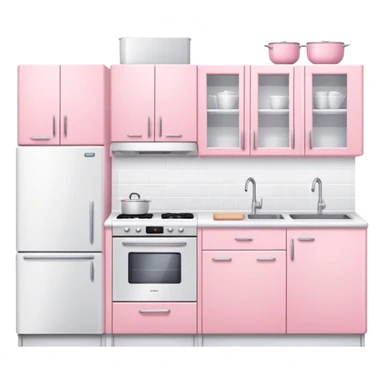 babypink kitchen sticker