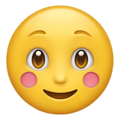 Emoji rond et jaune qui regarde à côté de lui  sticker