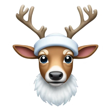 Tony tony chopper blue nose reindeer  sticker
