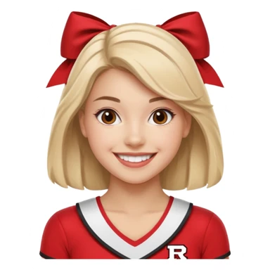 Rutgers Cheerleader sticker