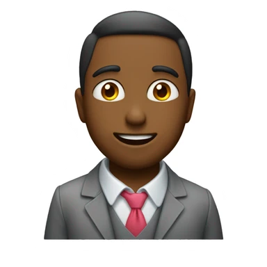 Emoji qui fais un bisous qui envoie un cœur sticker