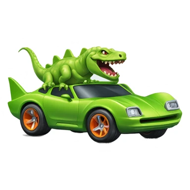 Hot wheels reptar car  sticker