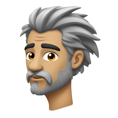 La roca con tatuaje de lobo  sticker