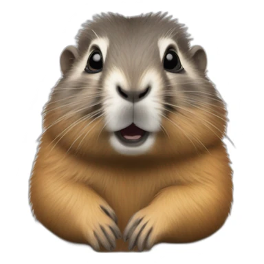 Marmotte sticker