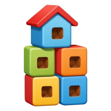 Toy Block HomeS sticker