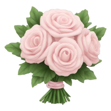Pale pink bouquet sticker