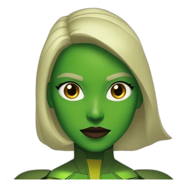 Martian Manhunter girl sticker