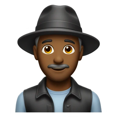 Daddy in hat sticker