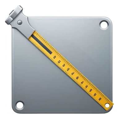 mac os icon square crop tool ruler sticker
