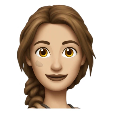 julia roberts as tomb raider sticker