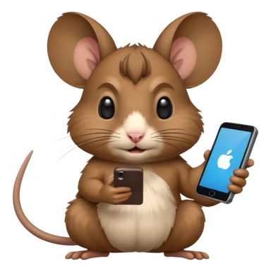 Degu playing brawlstars sticker