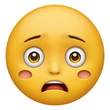 an emoji on fear sticker