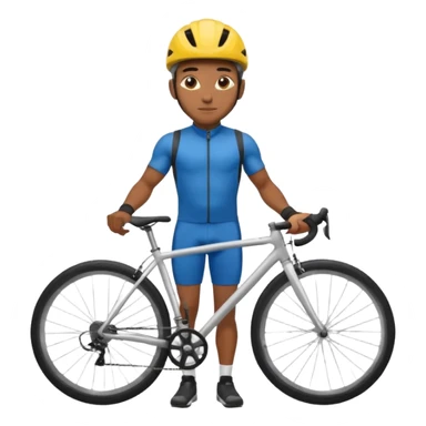 Urban Bike Courier black man  sticker