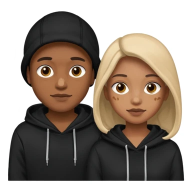 rich hoodied duo sticker