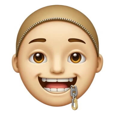 Zipper-Mouth Face emoji sticker