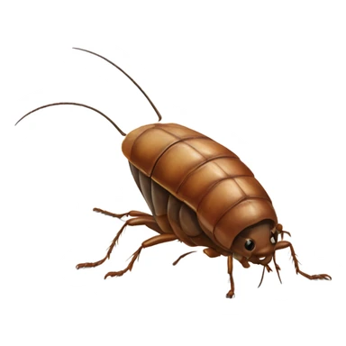 Cockroach with big eyes and a rat tail  sticker