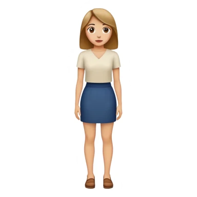 woman full body standing sticker
